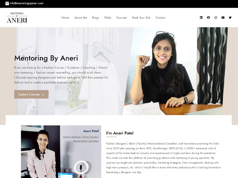 Akash Nayar Website Development