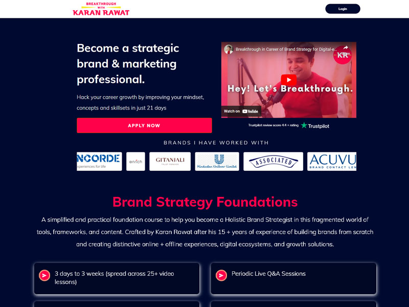 Akash Nayar Website Development